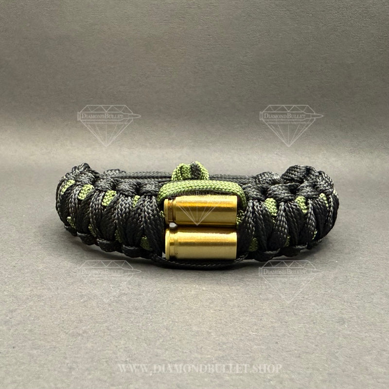 Armband mit zwei 9mm Patronen