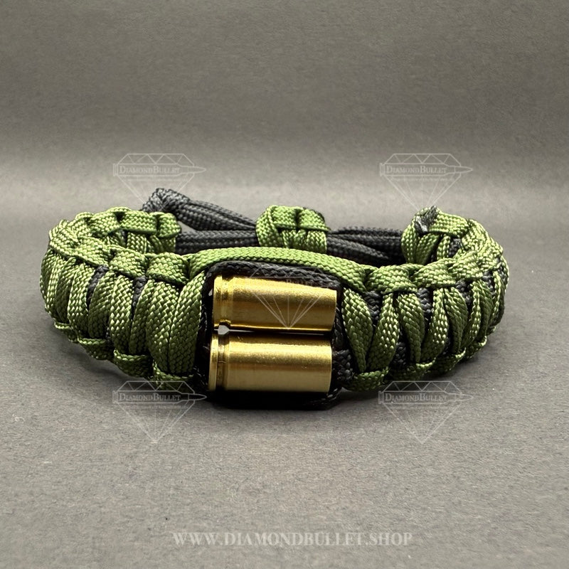 Armband mit zwei 9mm Patronen